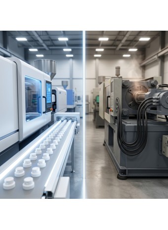 Электрический ТПА JSW против гидравлики: стабильность цикла при производстве колпаков аэрозольных баллонов