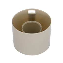 Колпачок d 65 светло серый под отвертку 2