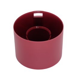 Колпачок d 65 вишневый RAL 3005 под отвертку 2