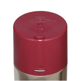 Колпачок d 65 вишневый RAL 3005 под отвертку 2