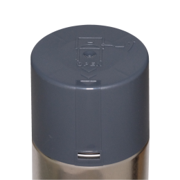 Колпачок d 65 антрацитово-серый RAL 7016 матовый под отвертку 2 (90604)