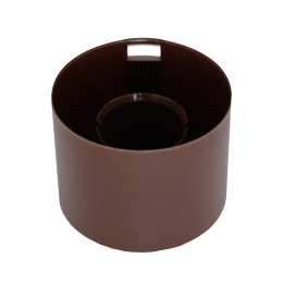 Колпачок d 65 коричневый 8017 матовый под отвертку 2