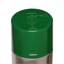 Колпачок d 65 зеленая листва 6002 под отвертку 2