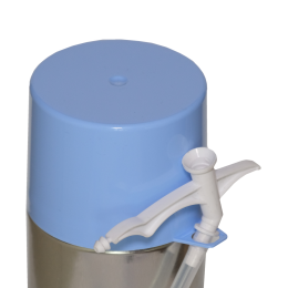 Колпачок d 65 голубой с ухом Н50В4